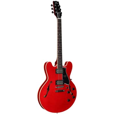 Heritage Standard H-535 Semi-Hollowbody Electric Guitar (with Case), Transparent Cherry image 2