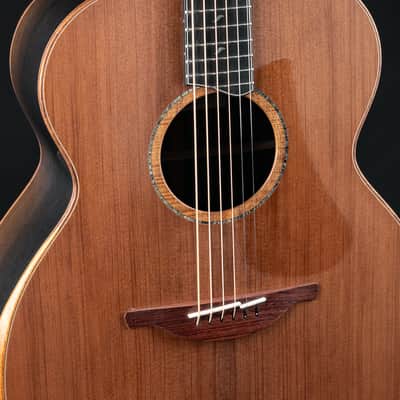 Lowden O-50 Ancient Bog Oak and Sinker Redwood with Leaf Inlays NEW image 6