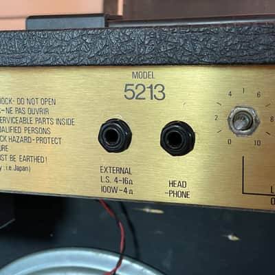 Vintage Marshall 5213 MOS-FET 100 Reverb Twin Guitar Combo Amp - 1986 Black - W/Footswitch image 12