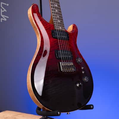 PRS Custom 24-08 Mango Top Limited Edition Fire Red / Gray Black Fade image 3