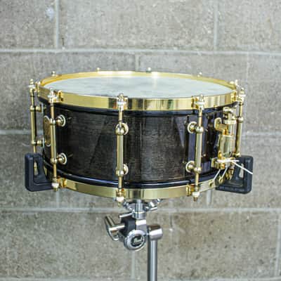 Pearl 5.5" x 14" 50th Anniversary Solid Maple 24K Gold Plated Snare Drum image 2