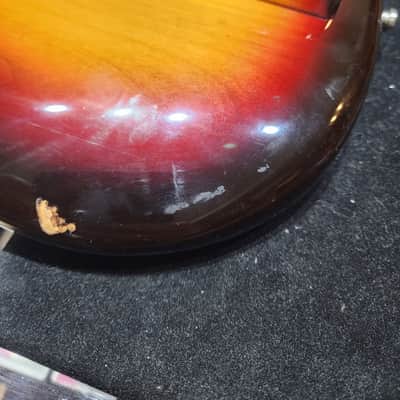 Fender Precision Bass with Maple Fretboard 1970 - 1983 - Sunburst image 15