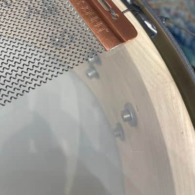 Angel - 14x5.5" Snare Drum Segmented Block Alder Wood Shell 2019 - Clear Oil Finish image 19
