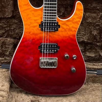 Jackson Pro Series SL2Q NECK THRU Soloist 2019 - Desert Sunset Sky - GATOR TSA HARDSHELL CASE image 3