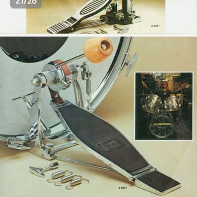 Sonor RARE Z5317 Bass drum pedal Phonic era 70s-80s  - Vintage chrome image 12