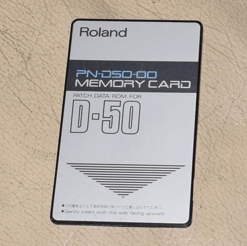 Roland D-50 Factory Presets Memory Card image 1