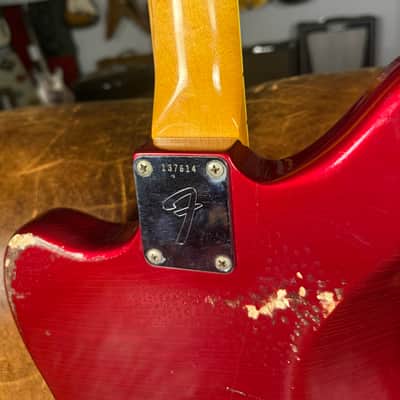 Fender Jaguar 1966 - Candy Apple Red -100% Original - OHSC image 7
