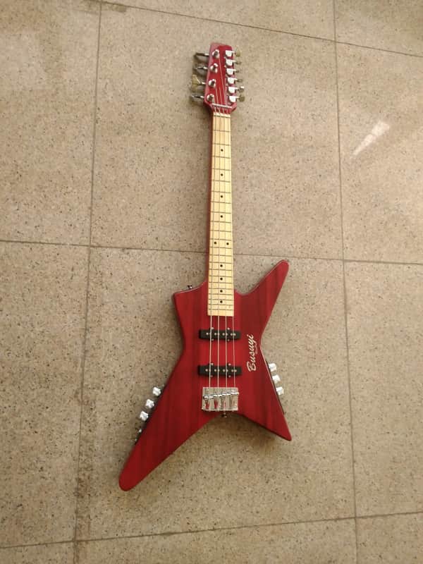 4 Strings Bass /6 Strings Lead Double Sided , Neck Through Busuyi Guitar Mini Pro 2019 image 1