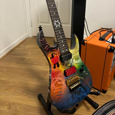 Custom Electric guitar 7 7 strings Sustainiac neck pick up 2025 image 1