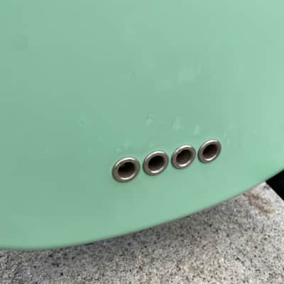 2020 Fender American Performer Mustang Bass Satin surf green image 13