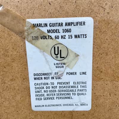 Kay KA-106 Marlin 1060 1982 1X6" 15W Combo Guitar Amplifier image 5