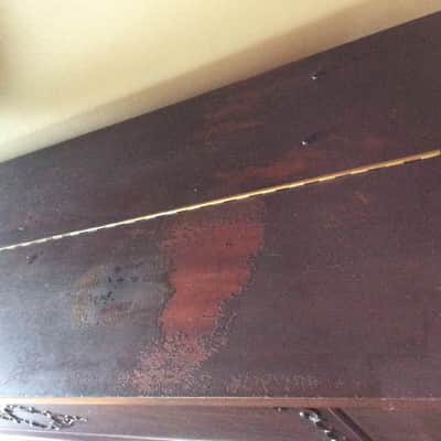 Shaw Upright Piano 1900 Antique Walnut ivory keys beautiful image 6