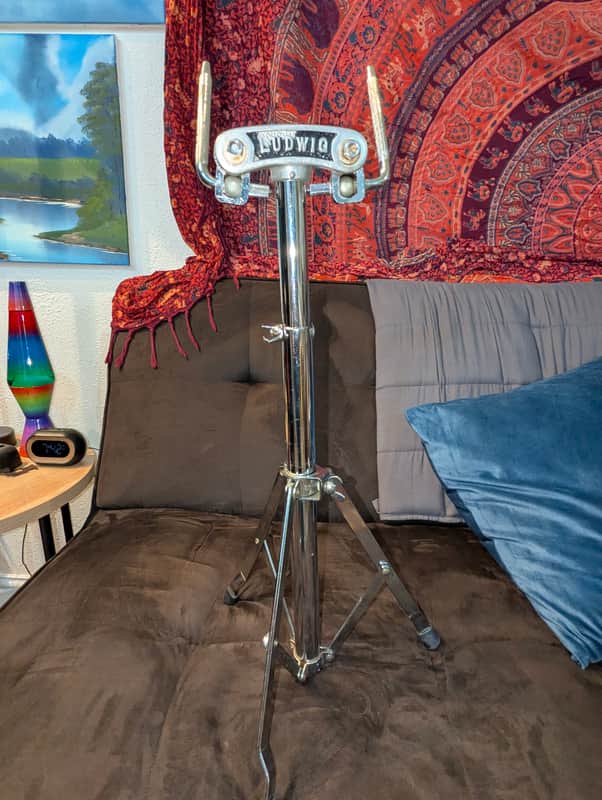 Ludwig Late 60s - Early 70s - Chrome Double Tom Holder image 1