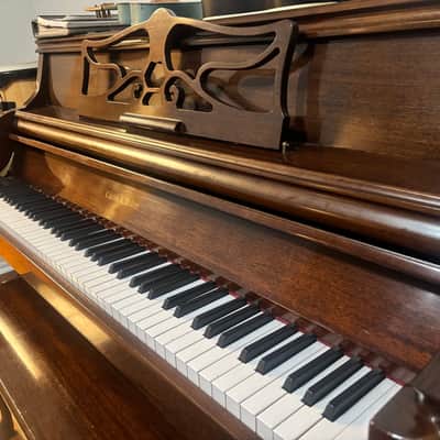 Charles R. Walter Traditional 1989 - High Sheen Mahogany - Upright Piano image 5