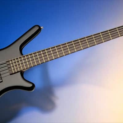Warwick RockBass Corvette $$, 5-String - Solid Black High Polish image 5