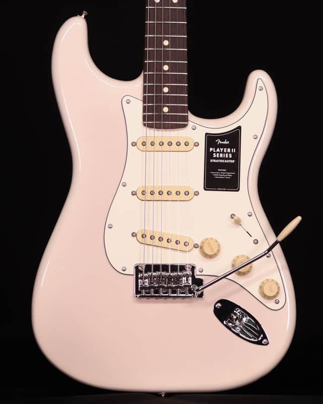Fender Player II Stratocaster, Rosewood FB, Chambered Ash, White Blonde image 1