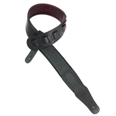 LID-06 Double Stitched Sangria Purple Leather with Traditional Western Tooling image 8