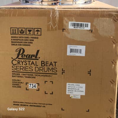 Pearl Crystal Beat Cotton Candy Fade 14x13" Floor Tom Drum w/Legs | NEW Authorized Dealer image 1