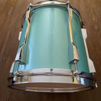 Tama 10" x 10" Rockstar DX Rack Tom Drum Nile Blue Aquarian Japan Free Shipping image 4