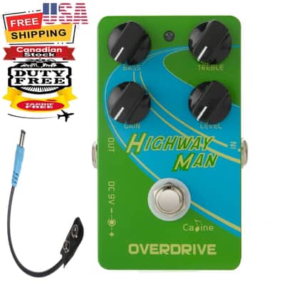 Caline CP-25, Highway Man Overdrive Effect Pedal true Bypass image 4
