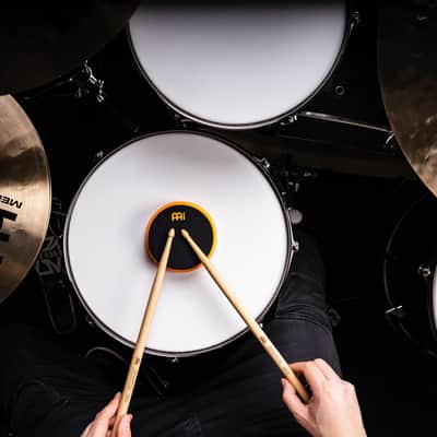 Meinl MMP4OR 4" Marshmallow Drum Practice Pad - Orange image 2