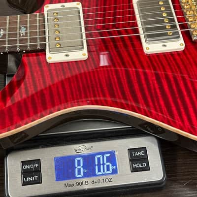 PRS Wood Library DGT 10 Top Red Tiger Darkback Korina / Brazilian RW w/case 0422536 image 10
