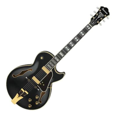 Ibanez GB10 George Benson Signature Hollowbody Electric Guitar, Black image 1