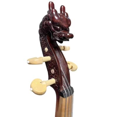 Unique design,4/4 Violin without rib, Carved dragon Scroll No rib Violin image 6