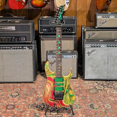 Ibanez UV77-MC Steve Vai Signature Universe 1990 - 1993 - Multi-Color image 3