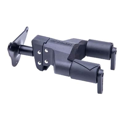 Hercules GUITAR HANGER WALL MOUNT AUTO GRIP - Black image 5