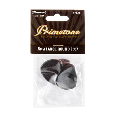 Jim Dunlop Primetone 5mm Large w/ Rounded Tip, Pack of 3 image 3