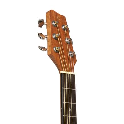 Stagg SA25 DCE MAHO Dreadnought Cutaway Sapele Top Okoume Neck 6-String Acoustic-Electric Guitar image 8