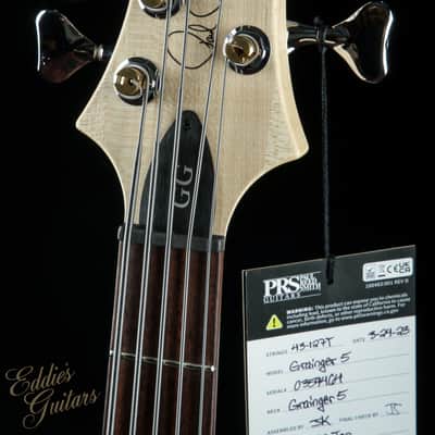 PRS Grainger 5 String Bass - Faded Whale Blue image 7