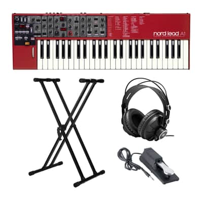 Nord Lead A1 49-Key Analog Modeling Synthesizer with Keyboard Stand Bundle image 1