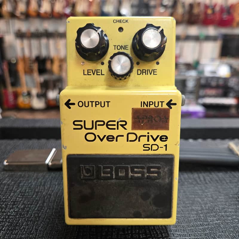 Boss SD-1 Super OverDrive (Silver Label) w/ Franklin Pro Mod | Reverb
