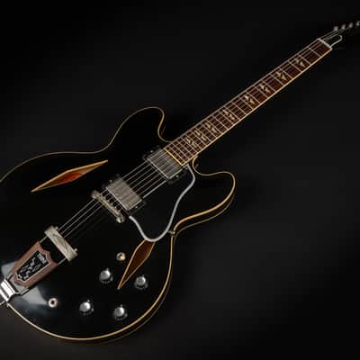 2021 Gibson Custom Shop '64 Trini Lopez Standard Reissue ES-335 - Ebony VOS | USA Semi-Hollow Vintage Diamond F Holes Firebird Headstock | CoA OHSC image 5