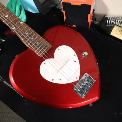 Daisy Rock Heartbreaker Short Scale Red Heart Electric Guitar image 16