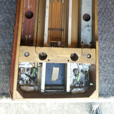 Vintage Steel Guitar / Parts Project Vintage Circa 1950,s Brown image 6