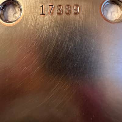 Vintage 1957 Fender Stratocaster, Telecaster, P Bass Neck Plate image 2