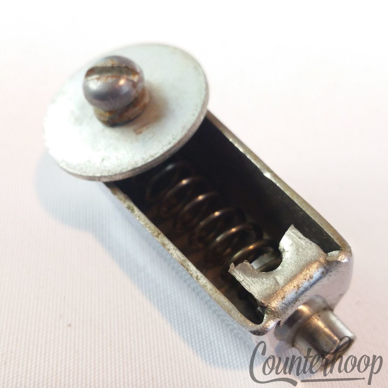 Rogers Bread&Butter Peanut Tom Drum Lug B&B Chrome Cleveland Holiday Vintage 60s — main photograph