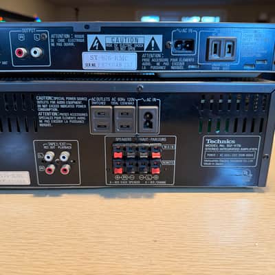 TECHNICS SU V76 STEREO INTEGRATED AMPLIFIER AND ST S76 TUNER FRESHLY SERVICED🔥 image 9