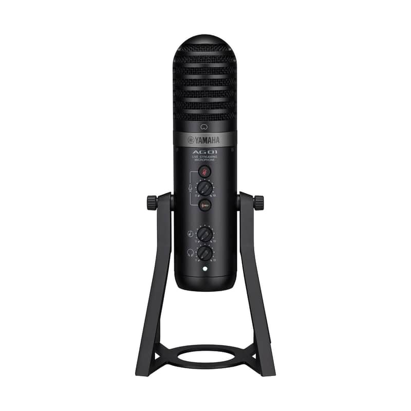 Yamaha AG01 Streaming USB Microphone, Black image 1