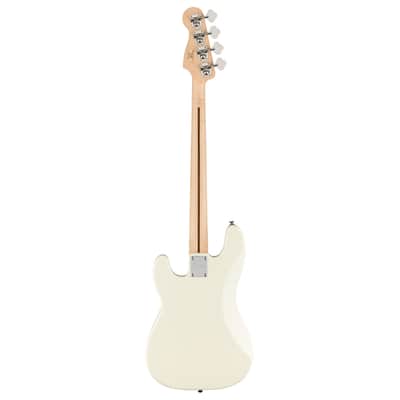 Squier Affinity Series Precision Bass PJ - Olympic White w/ Maple FB image 8