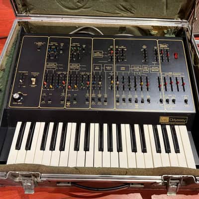 ~1973 ARP Odyssey Model 2800 w/ Road Case Black and Gold image 8