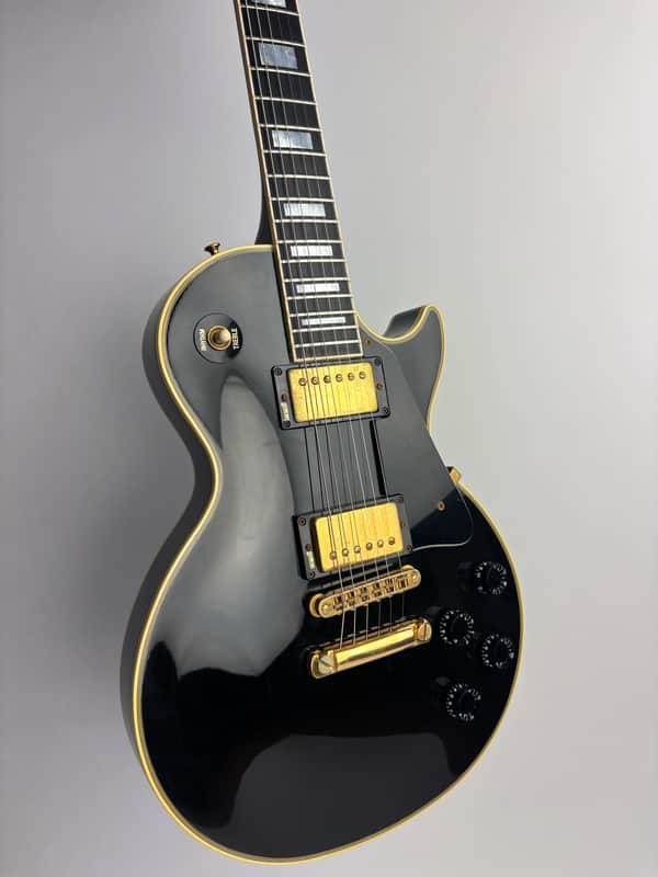 1985 Gibson Les Paul Custom Ebony, Gold Hardware All Original!  w/OHSC image 1