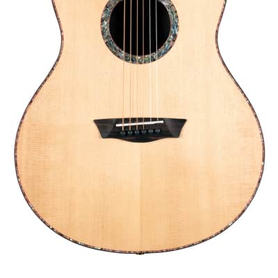 Washburn Elegante S24S Bella Tono Studio Acoustic Guitar. Gloss Natural. New with Full Warranty!