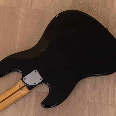 2005 Fender Aerodyne Jazz Bass AJB-M/DJ Medium Scale 32" Black, Japan CIJ image 14