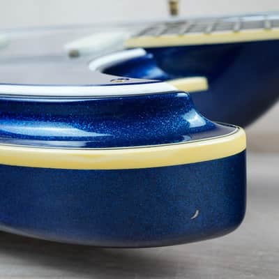 Guyatone LG-2100M Sharp 5 MIJ 1994 Blue Made in Japan w/ Hard Case image 7