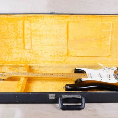 Fender ST57-900 (ST57-115) '57 Stratocaster Reissue MIJ 1991 Tobacco Sunburst Lacquer Finish USA Pickups Made in Japan Vintage w/ Hard Case image 2