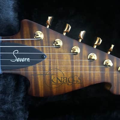 Knaggs Severn Semi Hollow HSS T2 2022 - Semi-gloss Sunflower Burst image 4